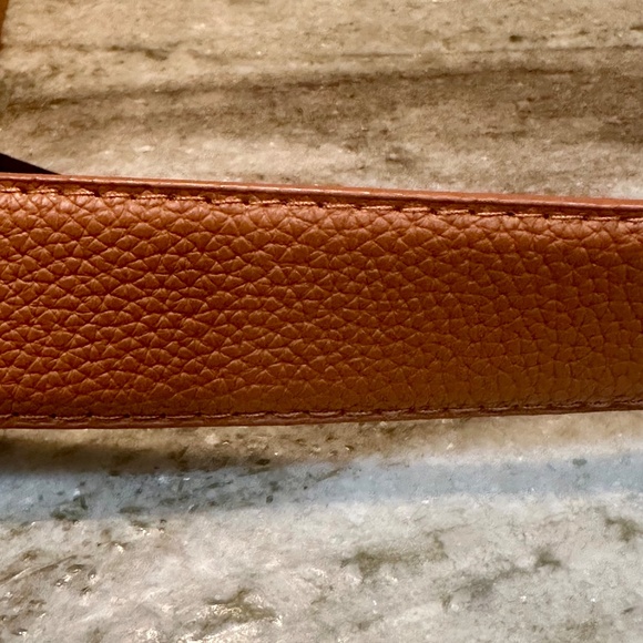 Disney MINNIE MOUSE Faux Brown Leather BELT Silver Head Icon Buckle Size M Bow - Picture 6 of 9